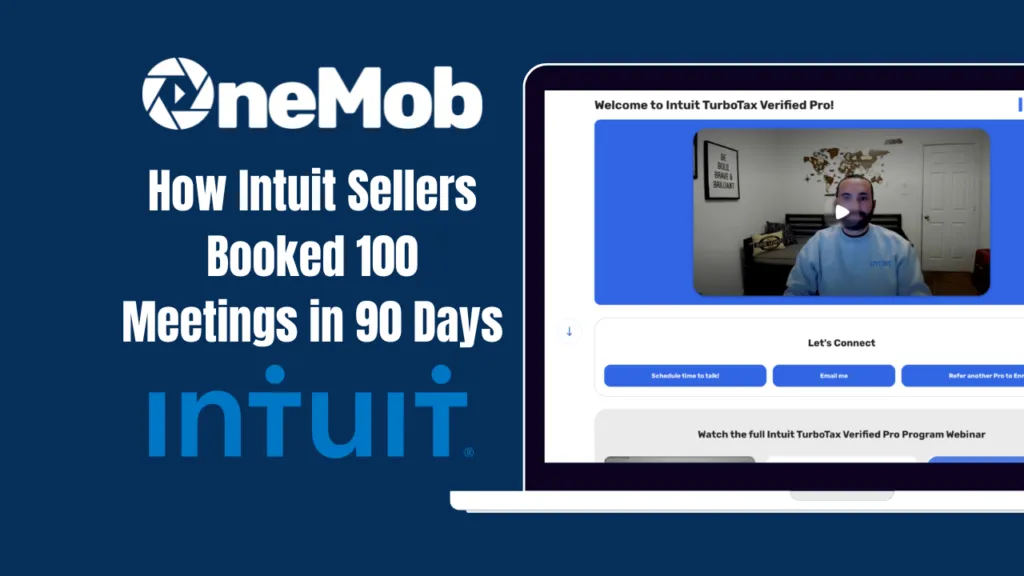 How Intuit Leveraged OneMob Microsites to Skyrocket Meeting Bookings