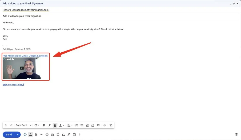 Elevate Your Email Signature with OneMob Video