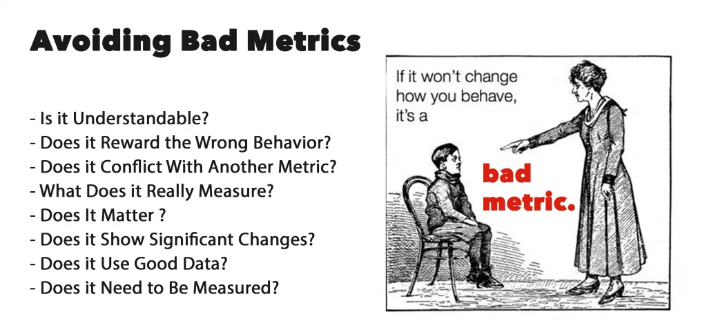 Avoid bad metrics 1