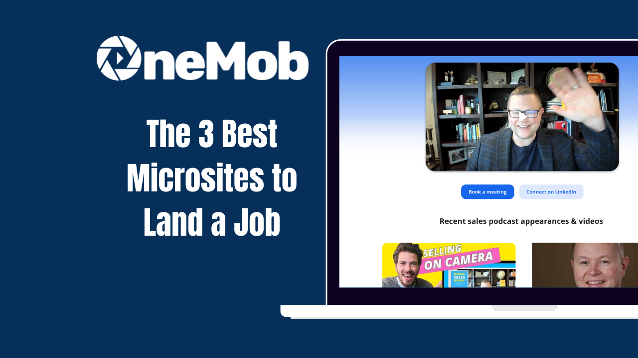 The 3 Best Microsites to Land a Job - OneMob