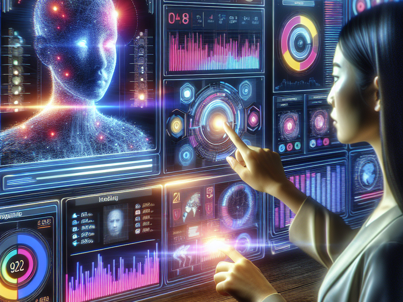 AI-driven lead scoring dashboard