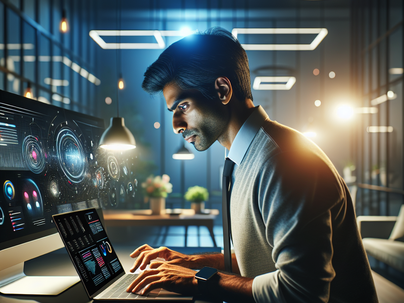 Marketer creating a microsite with OneMob