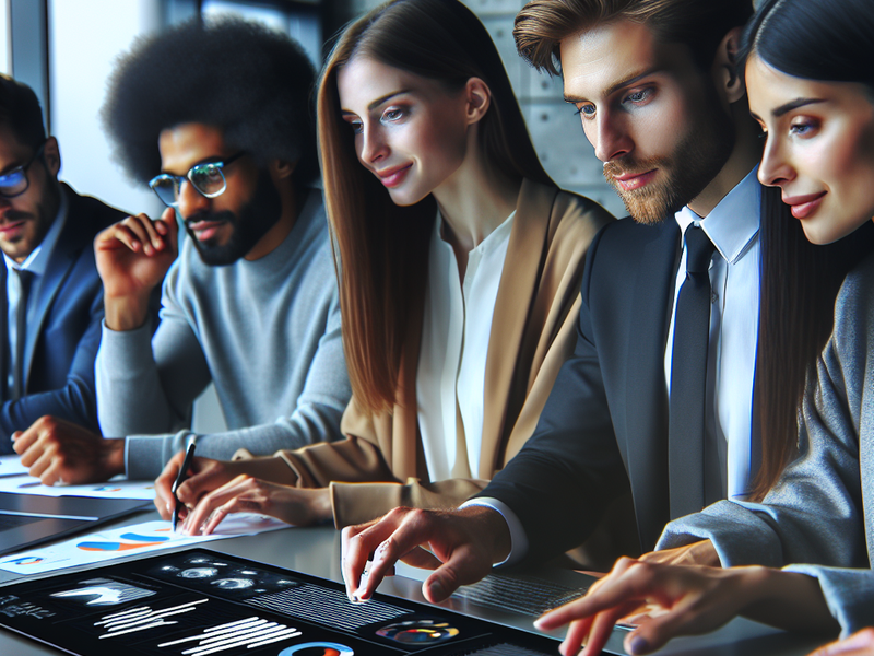 Marketers analyzing engagement data with OneMob