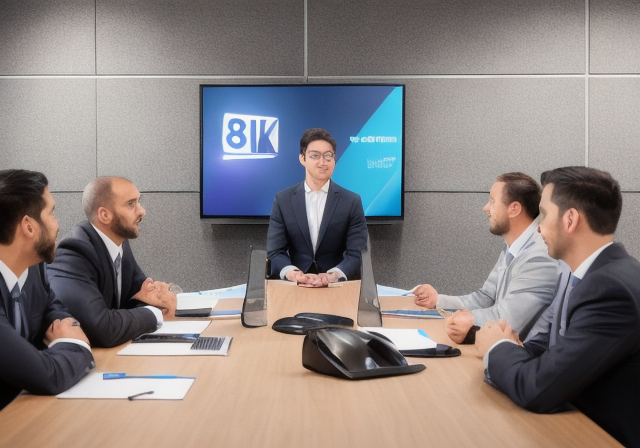 Sales team meeting