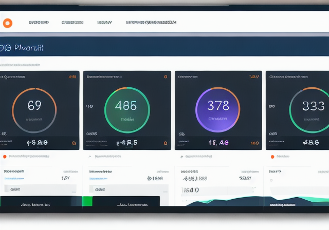 An SEO optimization dashboard
