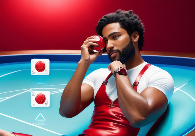 A person playing an interactive game on the Old Spice microsite