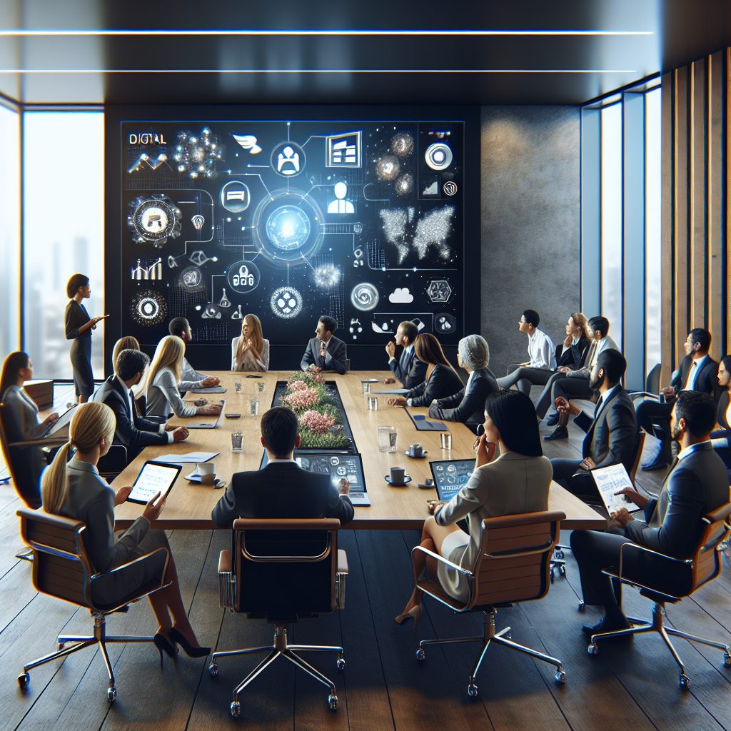 Sales Team Embracing Digital Transformation